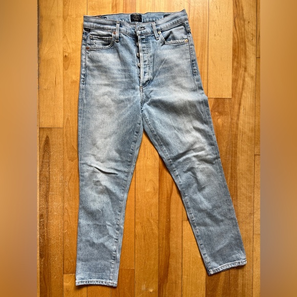 Citizens of Humanity Olivia Crop light blue jeans - Picture 1 of 6